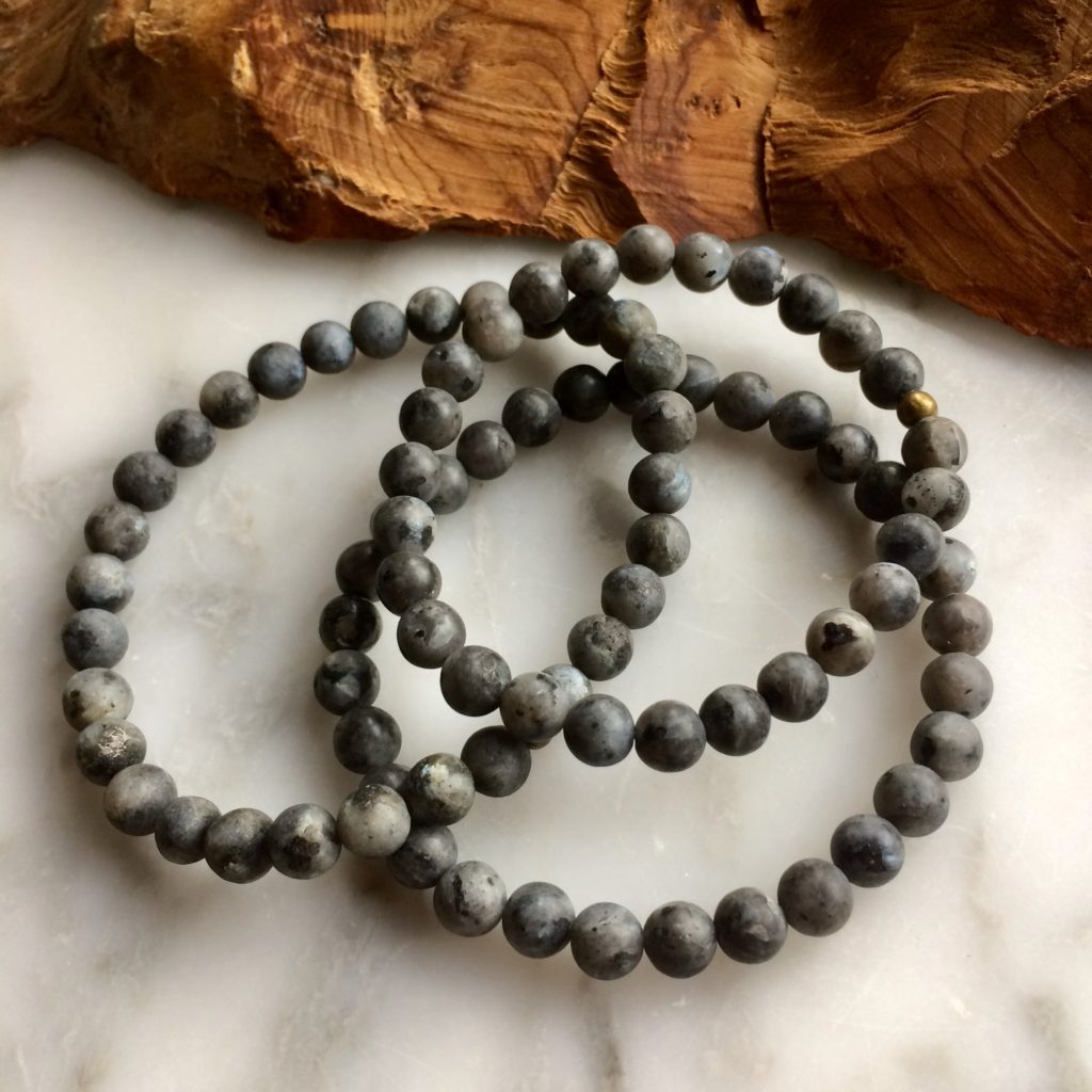 Matte Larvikite Bracelet Magic Grounding Minera Emporium Crystal