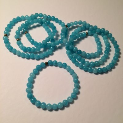 Bright Blue Amazonite Bracelets