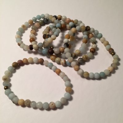 mixed amazonite bracelets