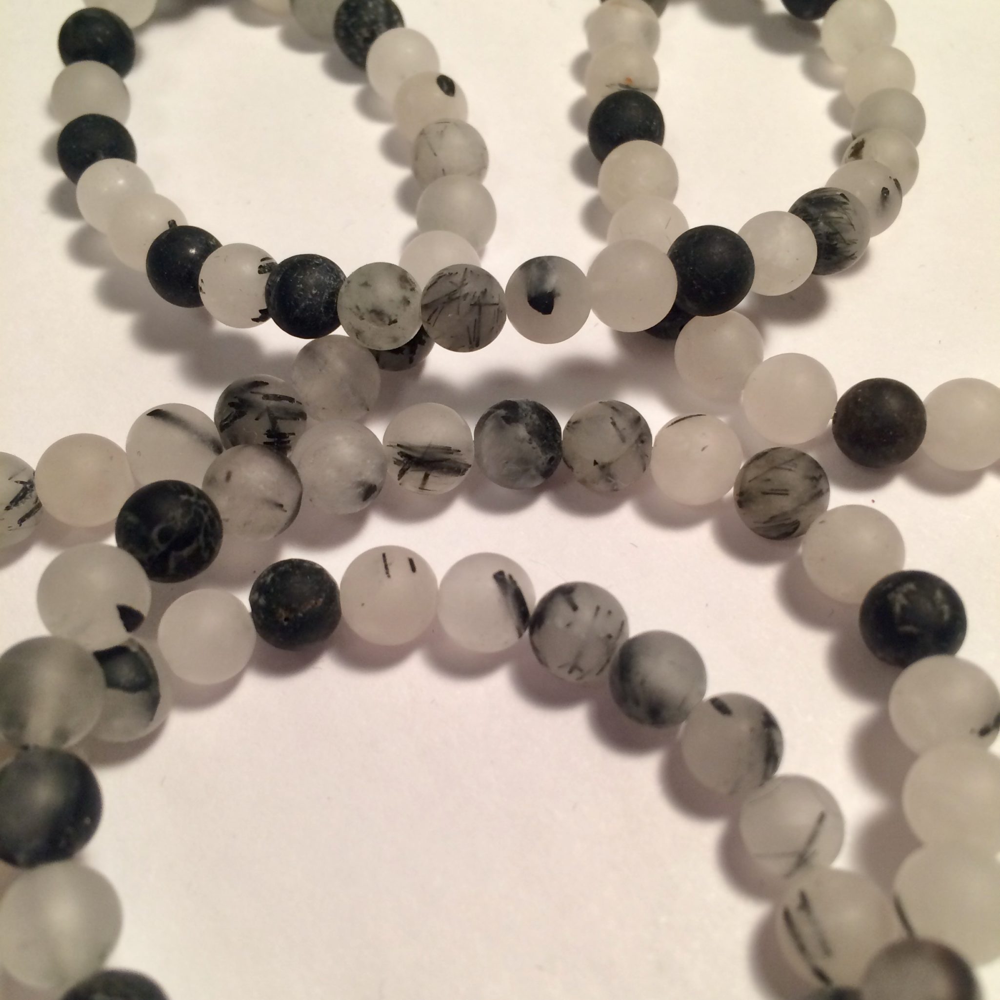 Black Rutilated Quartz Natural Gemstone Reiki Healing Crystals Handmad –  ZENFULSTONE