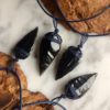 Obsidian Arrowhead Necklaces