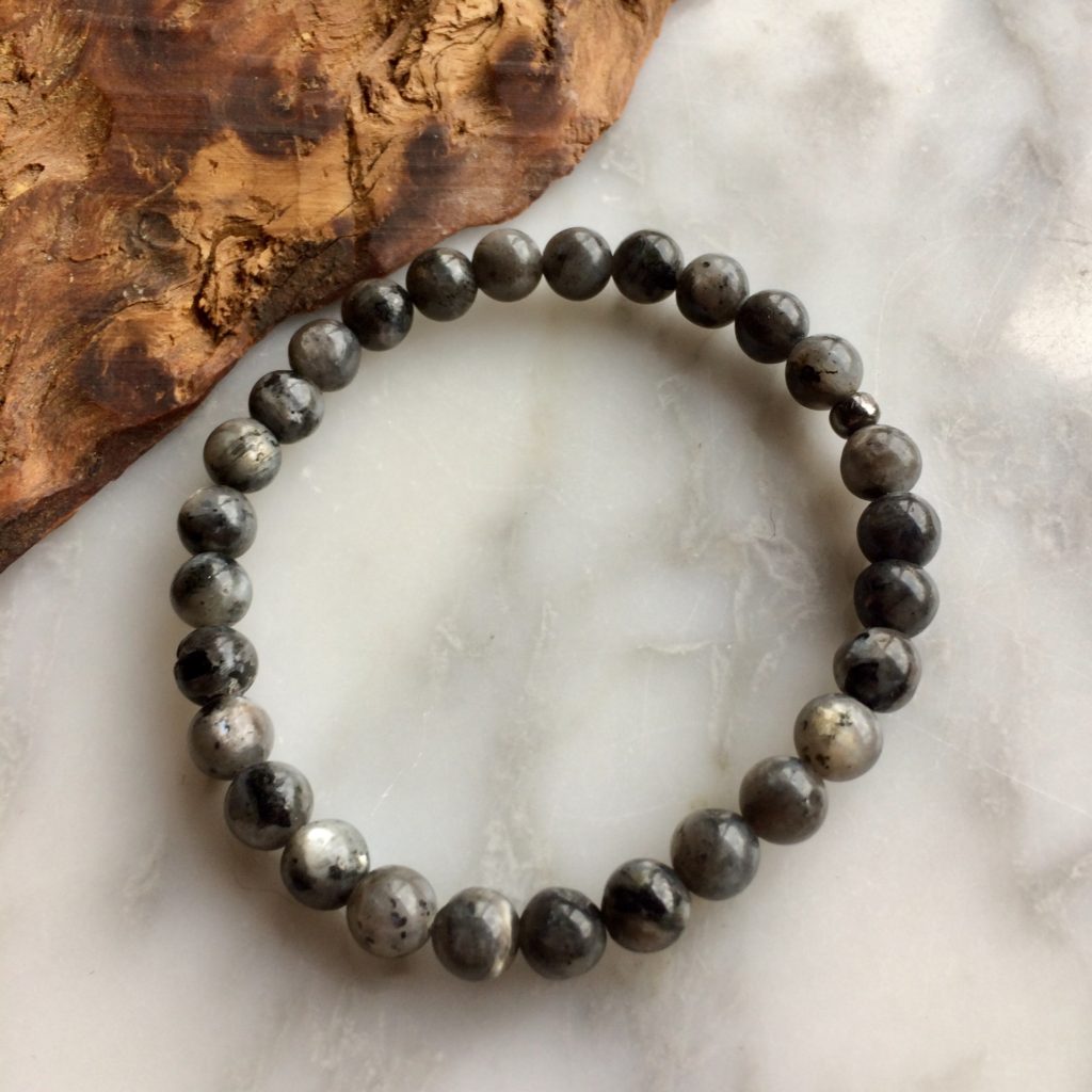 Larvikite Bracelet - Magic & Grounding - Minera Emporium Crystal ...