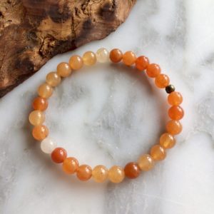 Orange Aventurine Bracelet - bracelet aventurine orange