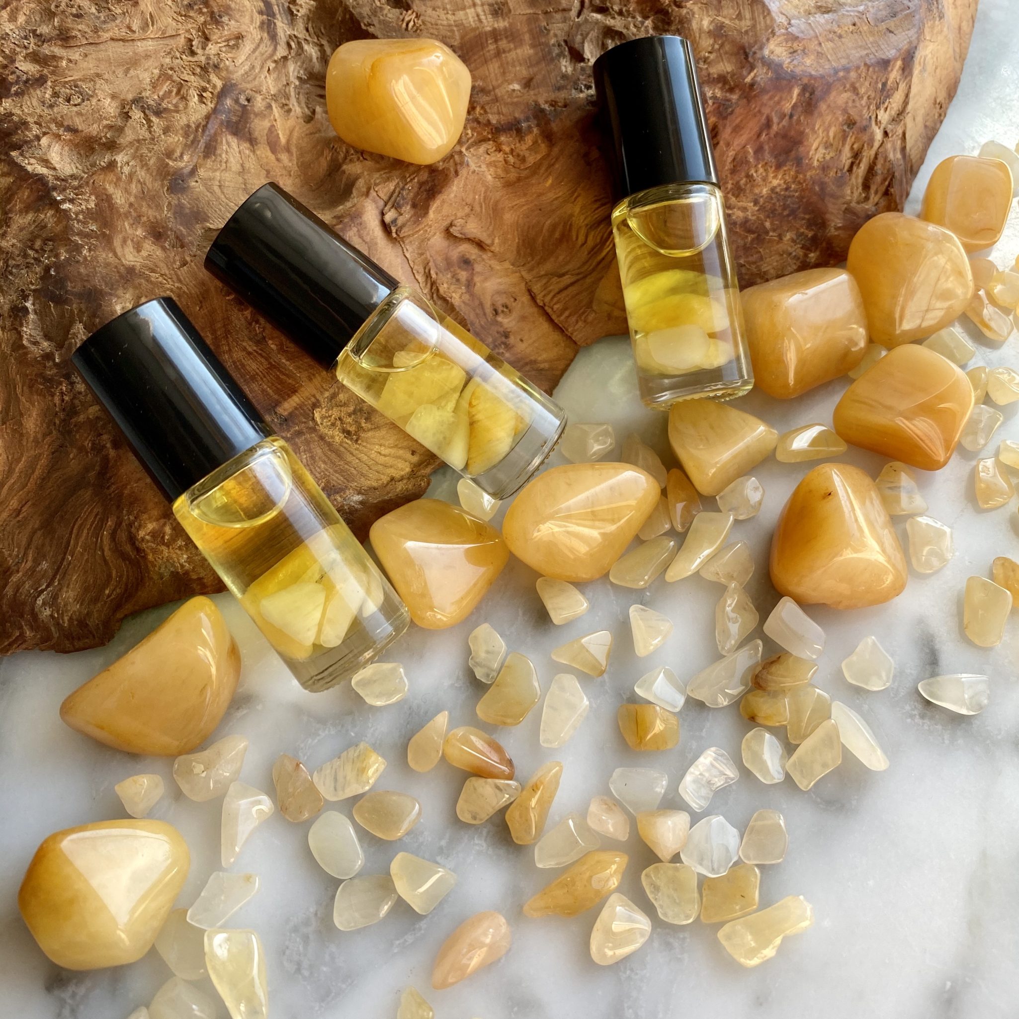 Glow Essential Oil Blend (Yellow Quartz) - Minera Emporium Crystal &  Mineral Shop