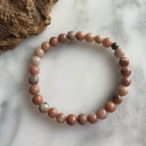 pink opal bracelet - bracelet opale rose