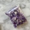 mini amethyst tumbled chips