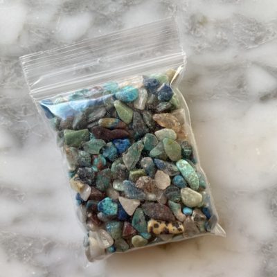 mini chrysocolla gemstone chips