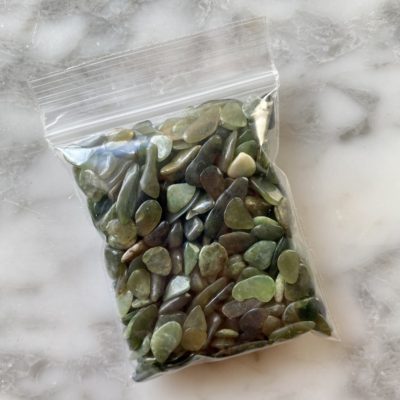 mini jade gemstone chips