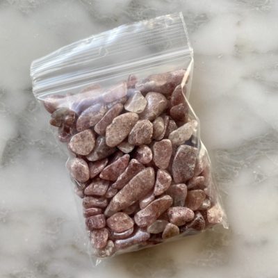 mini red aventurine gemstone chips