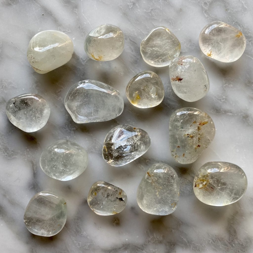 Silver Topaz Tumbled Pocket Stone - Minera Emporium Crystal & Mineral Shop