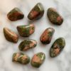 Unakite Tumbled Pocket Stones - Jaspe unakite roulée pierre de poche