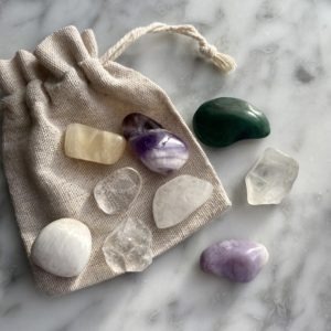 Crown Chakra Crystal Kit with 9 specimens