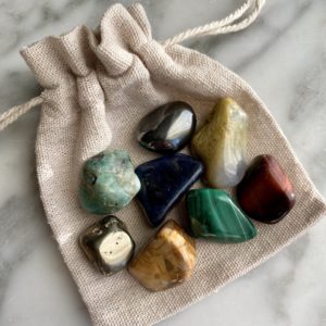 taurus crystal kit for pleasure and well-being - kit de cristaux taureau