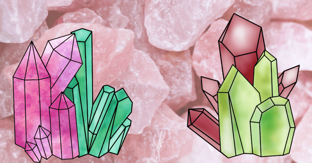 Crystals Like Rose Quartz