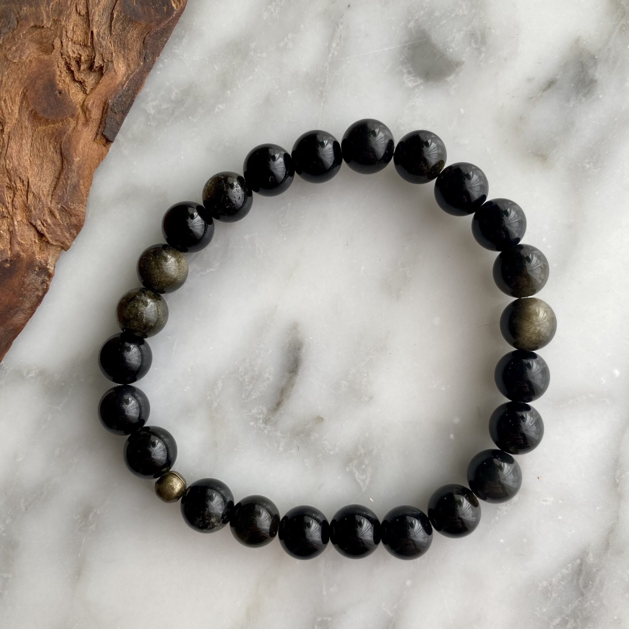 Obsidian Gemstone Bracelet for PCOD/PCOS Treatment & Protection -  Handcrafted