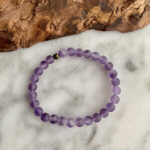 Matte Amethyst Bracelet - Bracelet Améthyste Mat