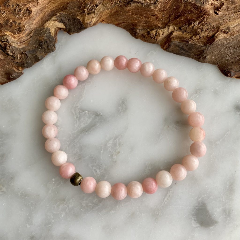 Pink Opal Bracelet (AAA Quality) - Spiritual Openness & Awakening - Minera  Emporium Crystal & Mineral Shop