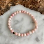 AAA quality pink opal bracelet - bracelet opale rose qualité AAA