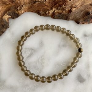 Smoky Quartz Bracelet - bracelet quartz fumé