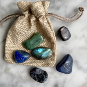 crystal kit for intuition - kit de cristaux pour l'intuition
