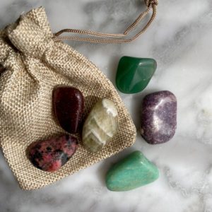 crystal kit for stress and anxiety - kit de cristaux pour le stress et l'anxiété
