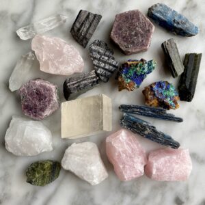 Rough Crystals and Minerals