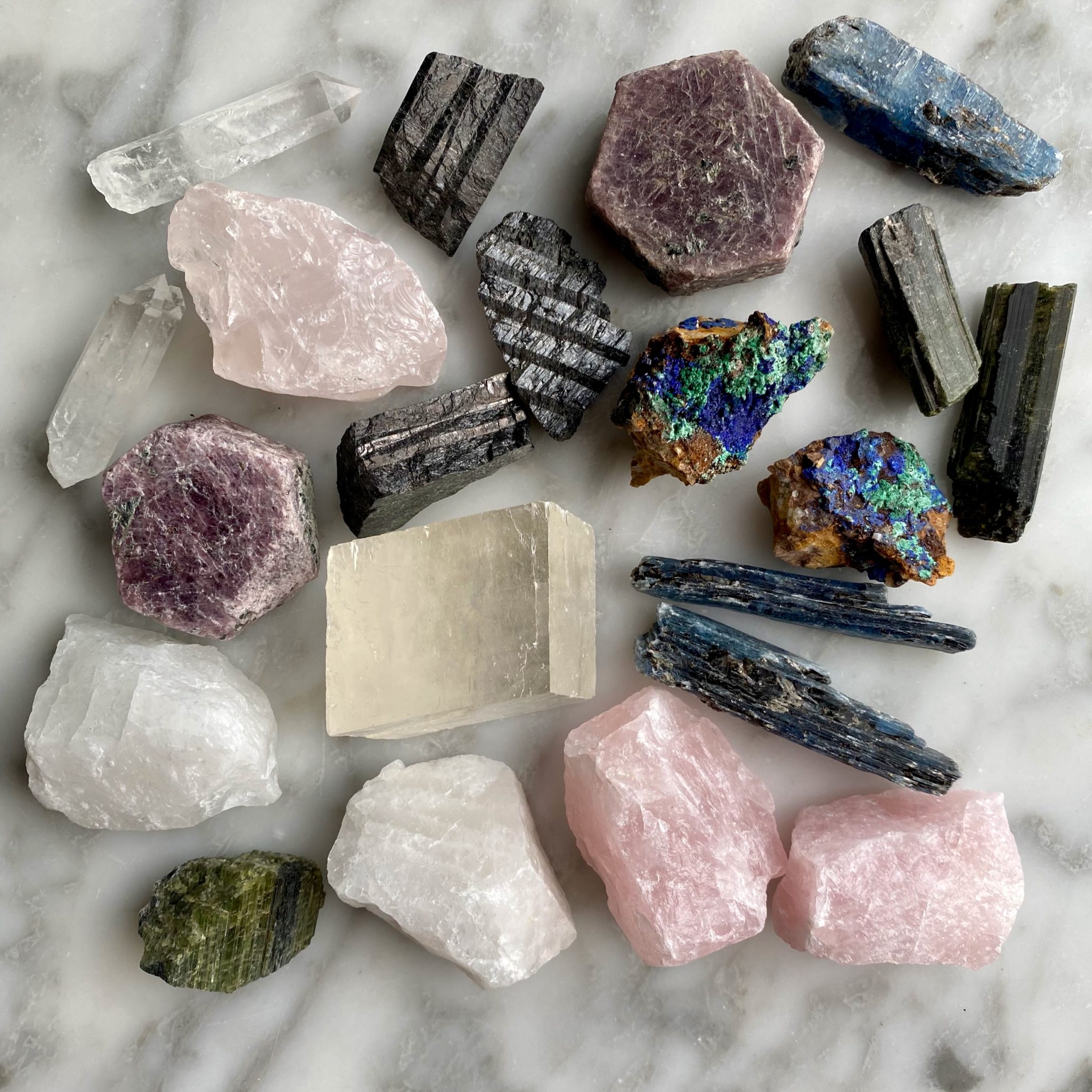 Rough Crystals & Minerals