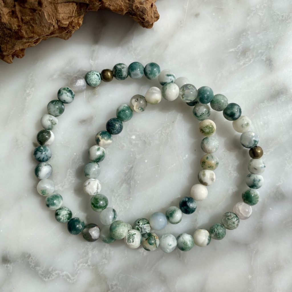 Tree Agate Bracelet - Integrations and Maturity - Minera Emporium ...