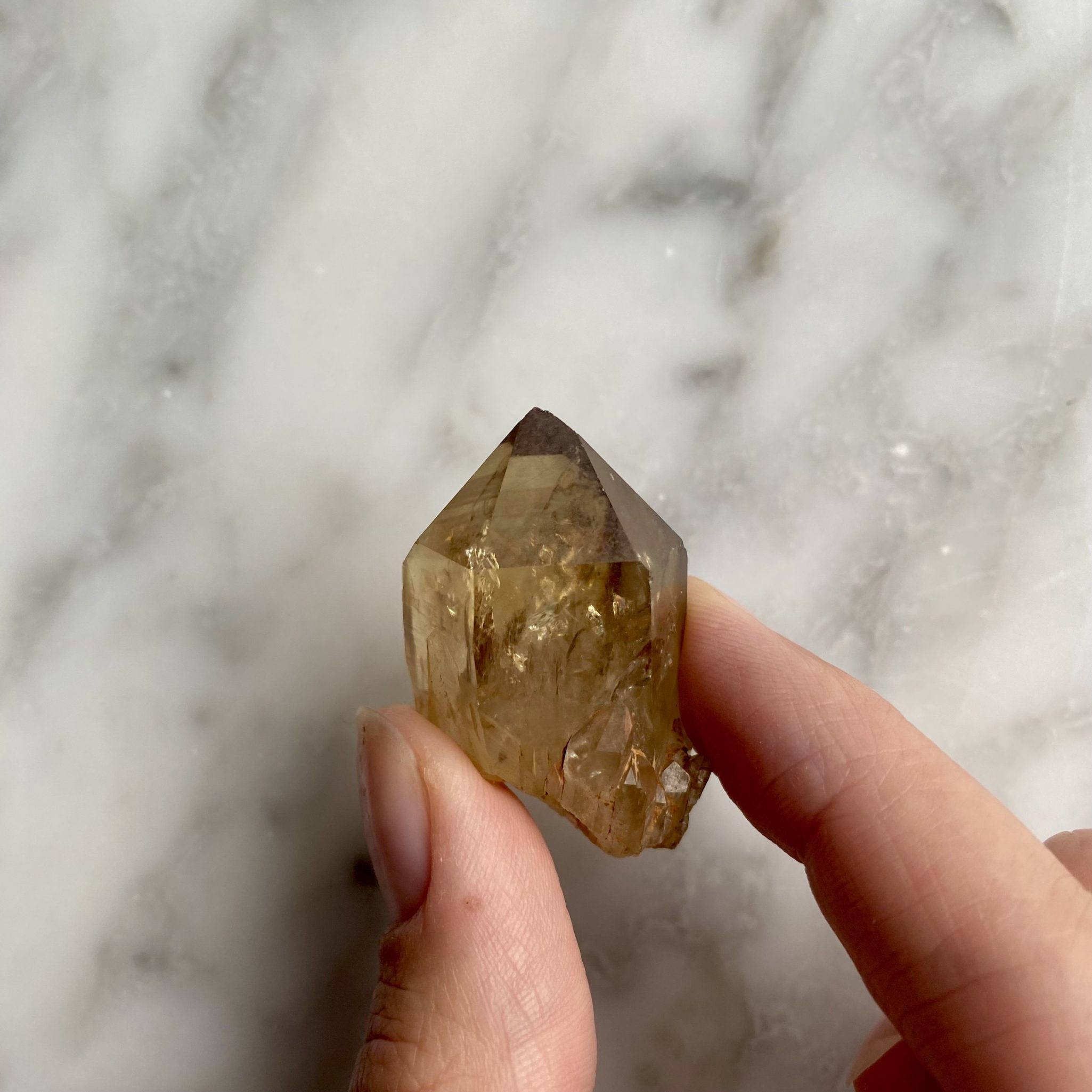 Natural Citrine Point from Congo 3