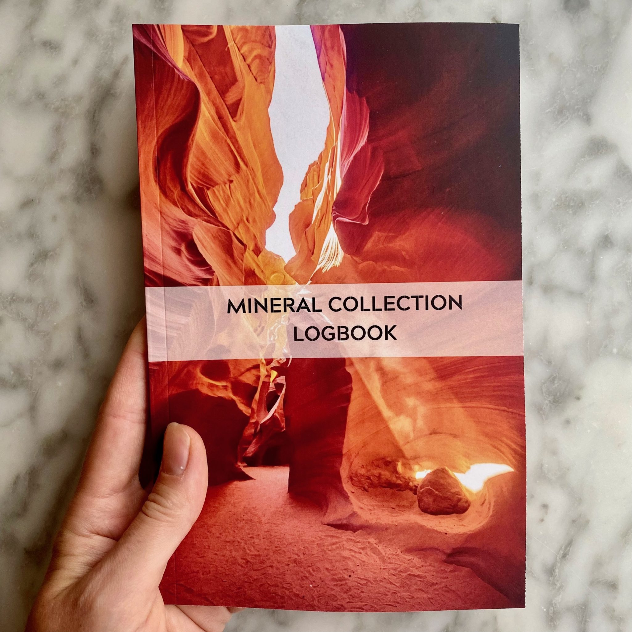 mineral collection logbook