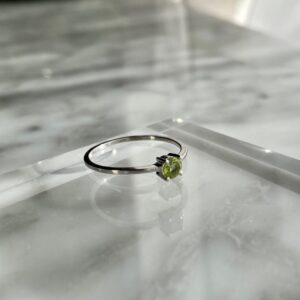 Peridot Sterling Silver Ring