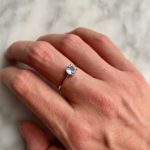 Blue Topaz Sterling Silver Ring - Bague Topaze Bleue Argent Sterling