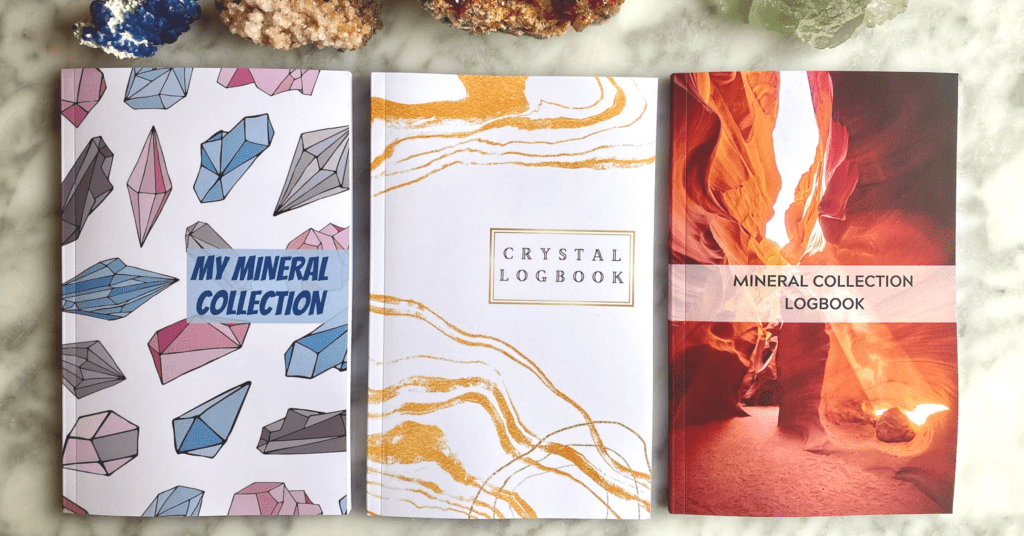 Crystal Logbook Mineral Collection Logbooks - Registre de collection minérale