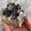 fine mineral wolframite quartz fluorite specimen from china - spécimen de wolframite quartz fluorite de chine