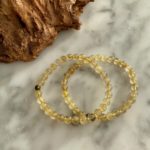 Gold Rutile Quartz Bracelet - bracelet de quartz rutile doré