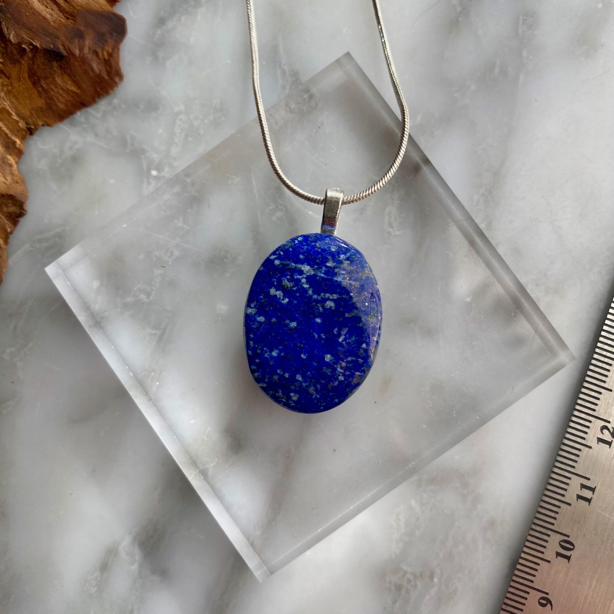lapis lazuli pendant - pendentif lapis lazuli
