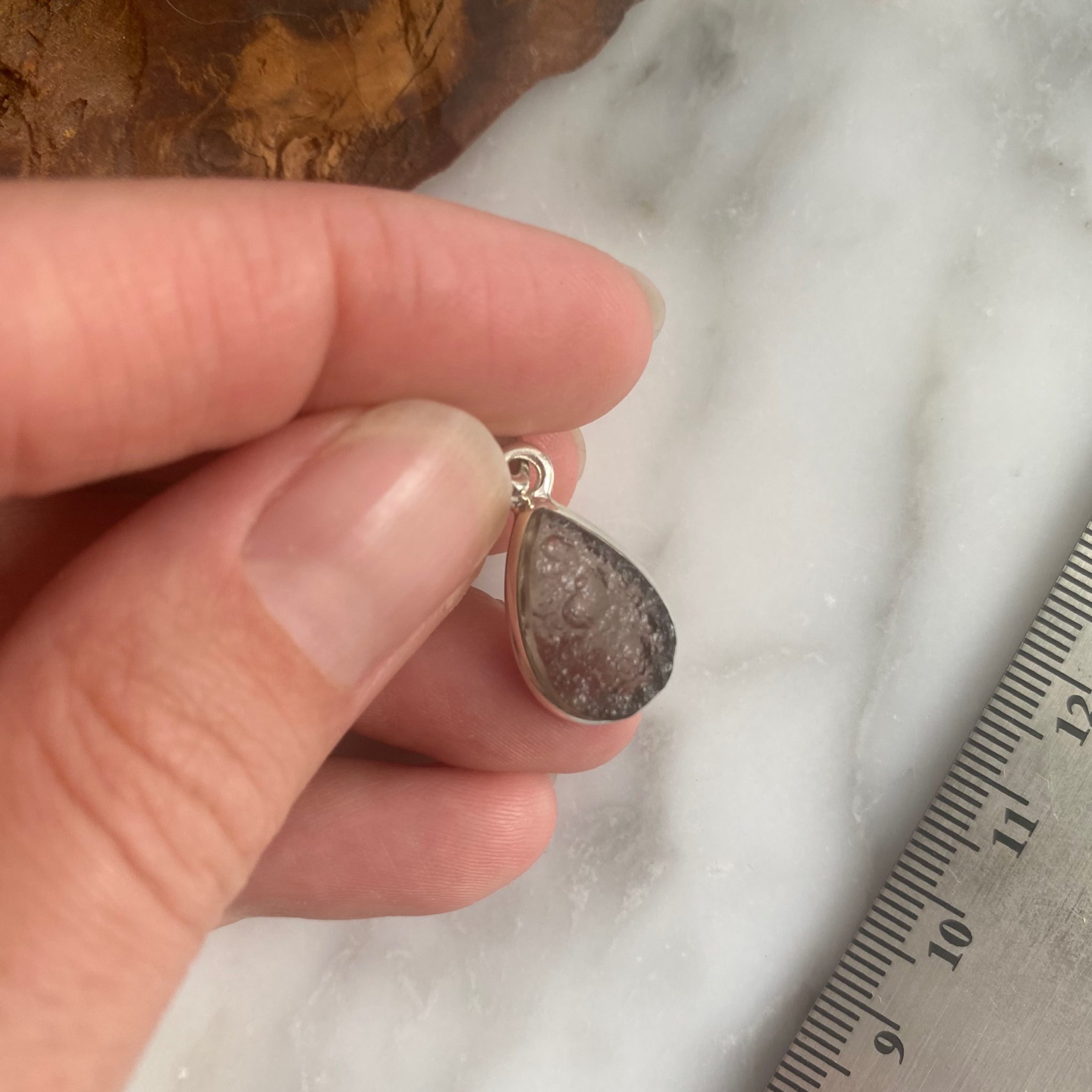 Agni Manitite Sterling Silver Pendant - Pendentif d'Agni Manitite en Argent Sterling