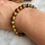 large bead pietersite bracelet - bracelet grandes perles pietersite