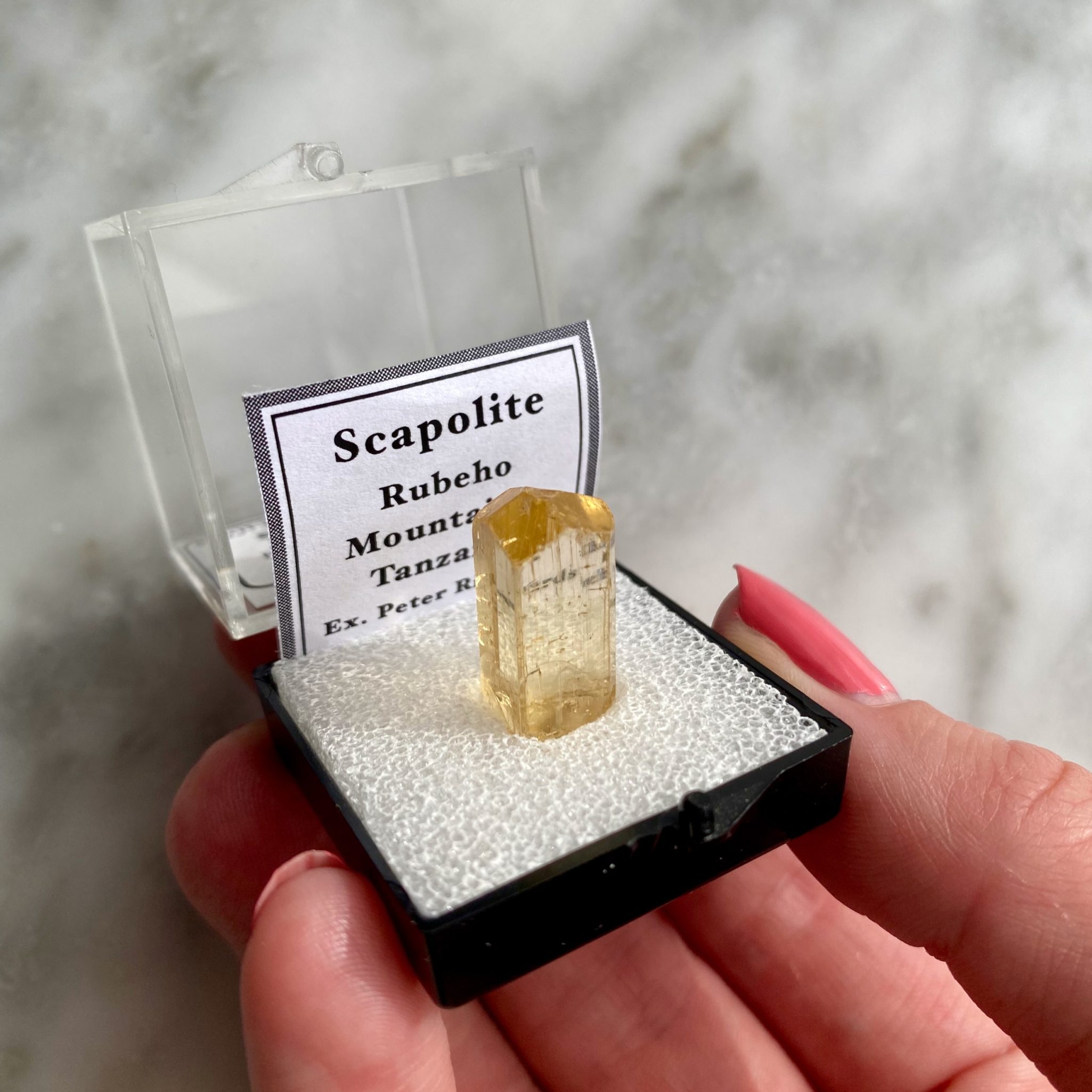 Scapolite Crystal from Rubeho Mountain Tanzania - crystal de scapolite du mont rubeho tanzanie