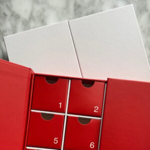 crystal advent calendar - tumbled stone advent calendar - calendrier de l'avent de pierres roulees