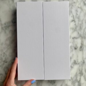 white advent calendar option - calendrier de l'avent blanc