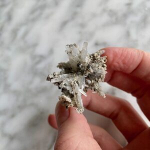 natrolite from mont saint hilaire - natrolite du mont saint hilaire