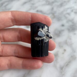 terminated black tourmaline schorl from pakistan