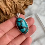 New Mexico Turquoise Sterling Silver Pendant