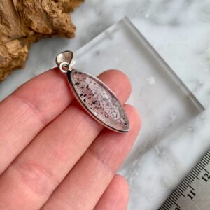 Lepidocrocite Quartz Sterling Silver Pendant