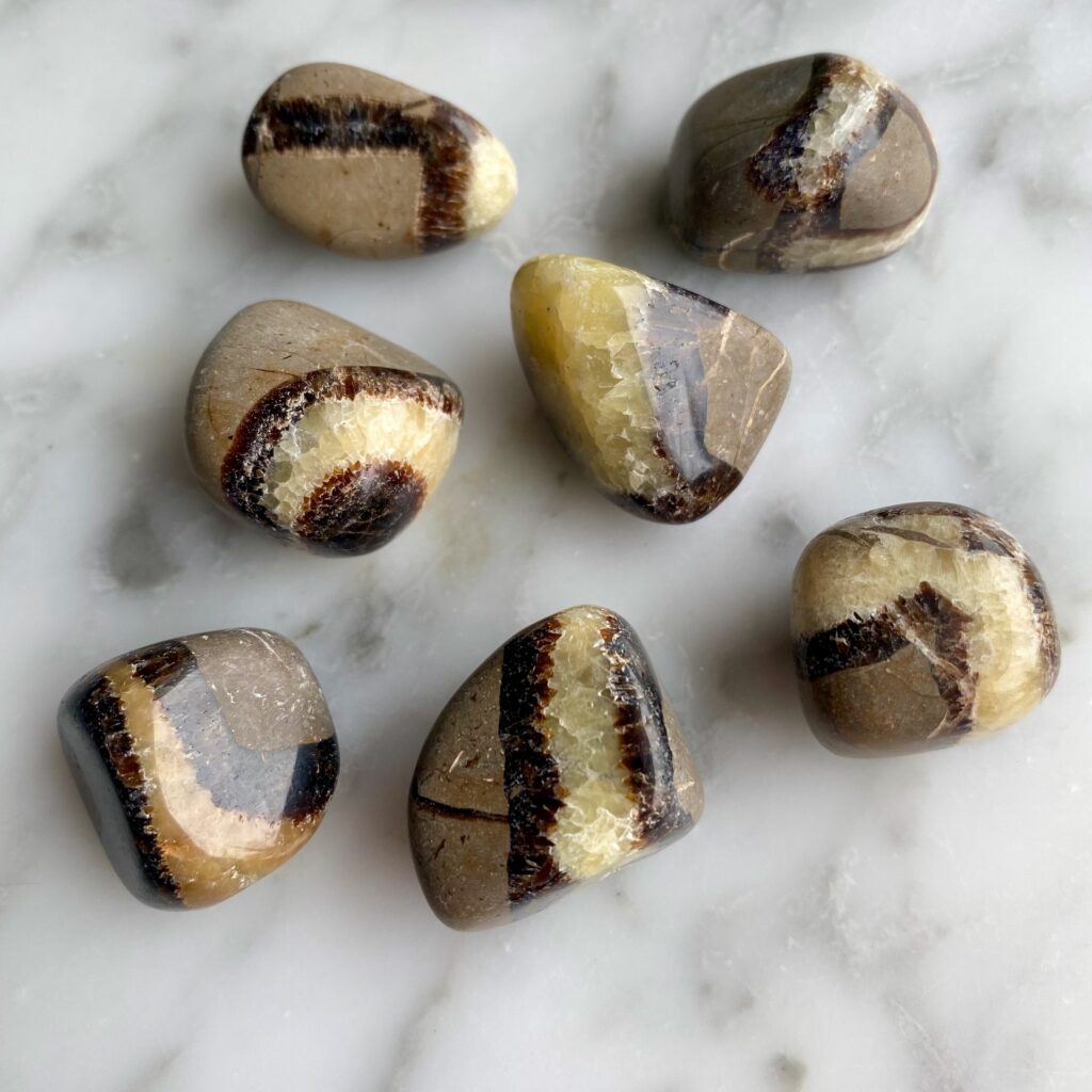 Septarian Tumbled Pocket Stone (Dragon Stone) - Minera Emporium Crystal ...