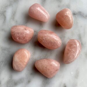 Beryl Morganite Tumbled Pocket Stone - beryl morganite roulée pierre de poche