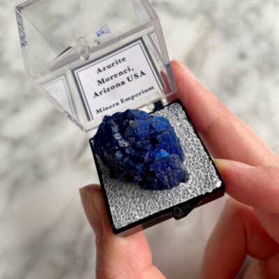 azurite from morenci, arizona - azurite de morenci, arizona