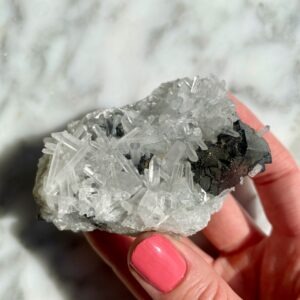 Quartz and Sphalerite from Huancavelica - Quartz et Sphalérite de Huancavelica