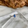 blue kyanite sterling silver ring - Bague Cyanite Bleue Argent Sterling